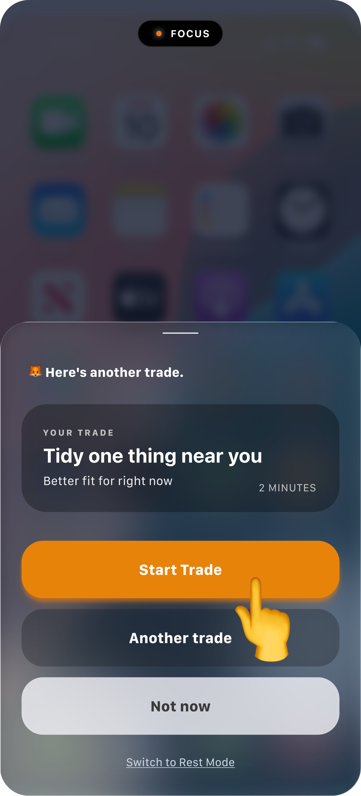 Flowy Different Trade Screen